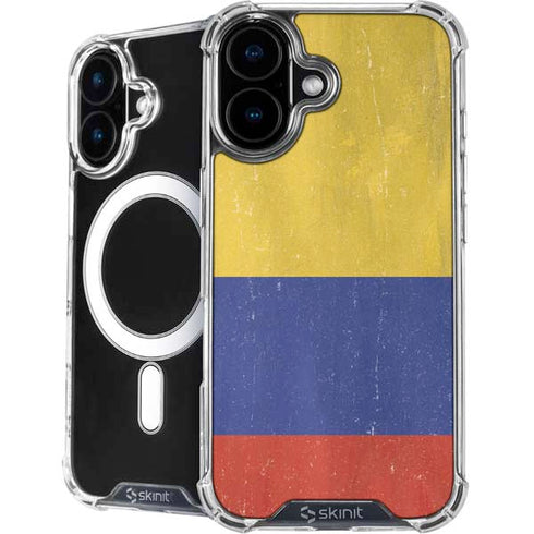 Colombia Flag Distressed iPhone 17 MagSafe Case
