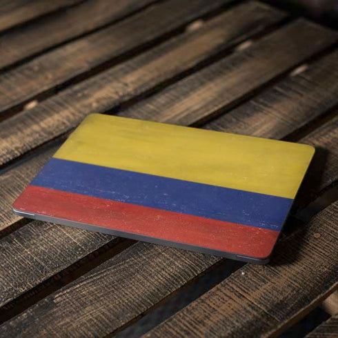 Colombia Flag Distressed Apple MacBook Air Skin