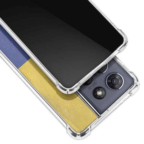 Colombia Flag Distressed Moto G Power 5G (2025) Clear Case