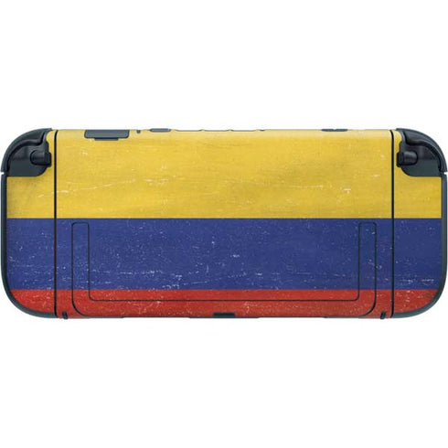 Colombia Flag Distressed Nintendo Switch 2 (2025) with Joy-Con Skin