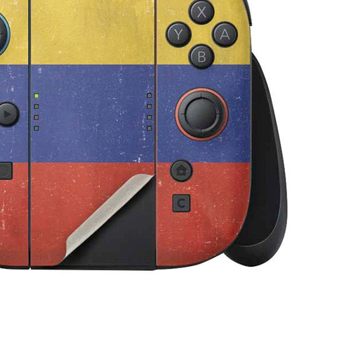 Colombia Flag Distressed Nintendo Switch 2 (2025) Joy-Con Controller Skin