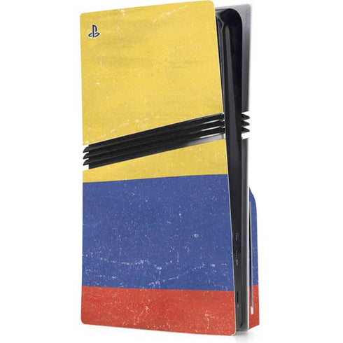Colombia Flag Distressed PlayStation PS5 Skins