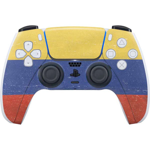 Colombia Flag Distressed PlayStation PS5 Skins