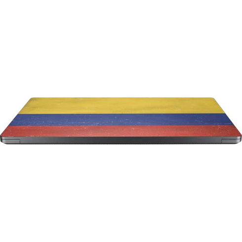 Colombia Flag Distressed Surface Laptop 7 13.8in Skin