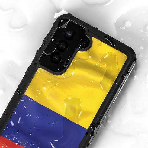 Colombia Flag Galaxy S24 Plus Waterproof Case