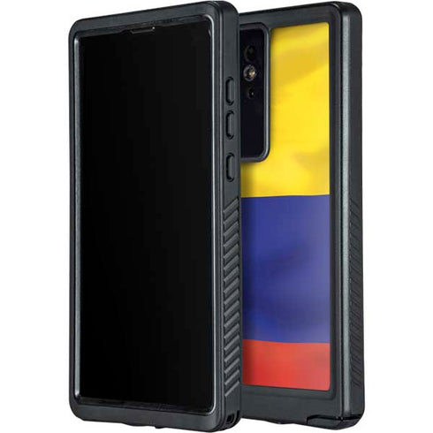 Colombia Flag Galaxy S24 Ultra Waterproof Case