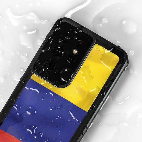 Colombia Flag Galaxy S24 Ultra Waterproof Case