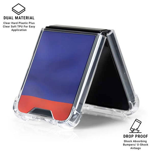 Colombia Flag Galaxy Z Flip6 Clear Case