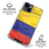 Colombia Flag iPhone 15 Clear Case