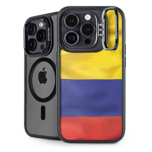 Colombia Flag iPhone 15 Pro Max Kickstand Case