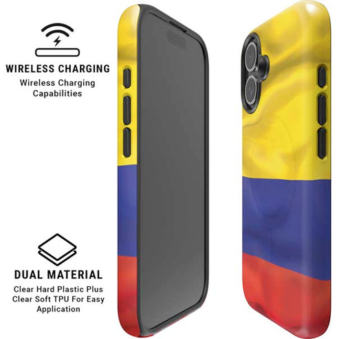 Colombia Flag iPhone 16 Magsafe Impact Case