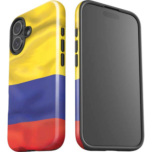 Colombia Flag iPhone 16 Plus Impact Case