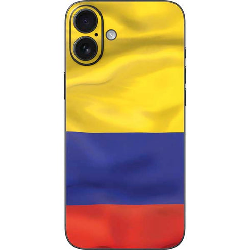 Colombia Flag iPhone 16 Plus Skin