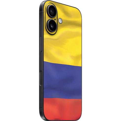 Colombia Flag iPhone 16 Plus Skin
