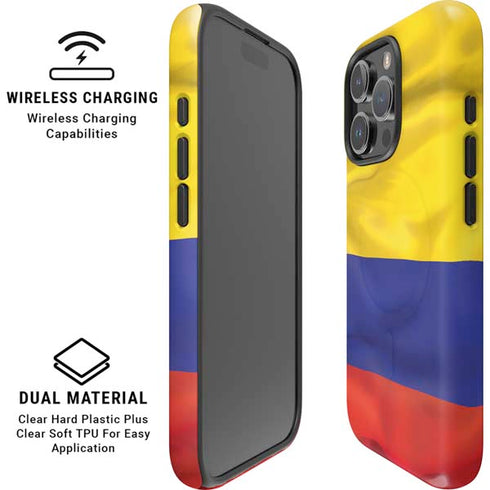 Colombia Flag iPhone 16 Pro Max Magsafe Impact Case