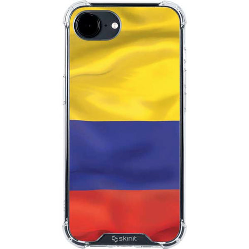 Colombia Flag iPhone 16e Clear Case