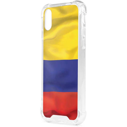Colombia Flag iPhone XS Clear Case
