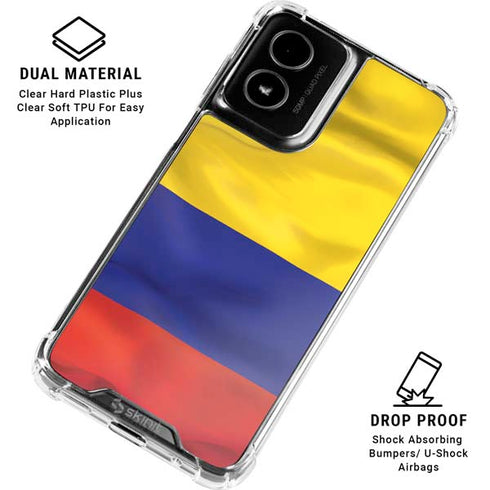 Colombia Flag Moto G Power 5G (2024) Clear Case