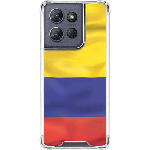 Colombia Flag Moto G Stylus 5G (2025) Clear Case