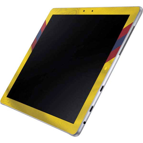 Colombia Soccer Flag Galaxy Book 12in Skin