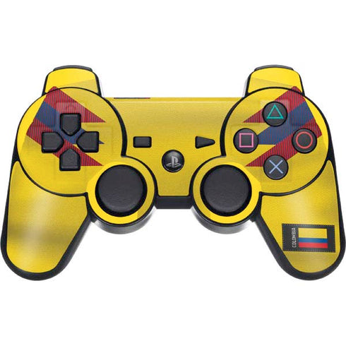 Colombia Soccer Flag PS3 Dual Shock wireless controller Skin