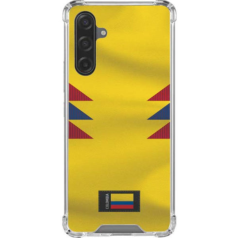 Colombia Soccer Flag Galaxy A17 Clear Case