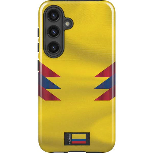 Colombia Soccer Flag Galaxy S25 Plus Impact Case