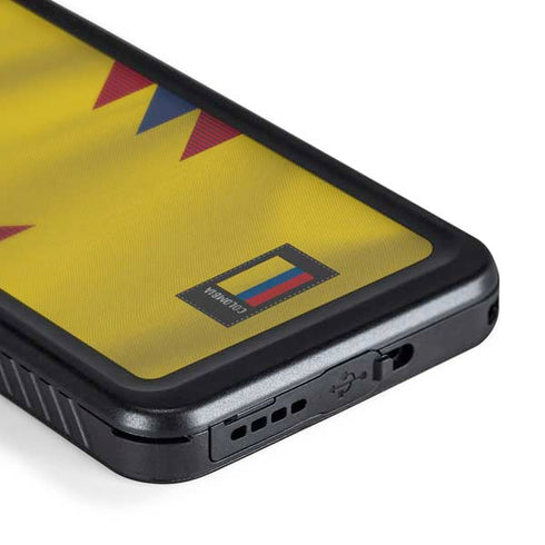 Colombia Soccer Flag Galaxy S24 Plus Waterproof Case