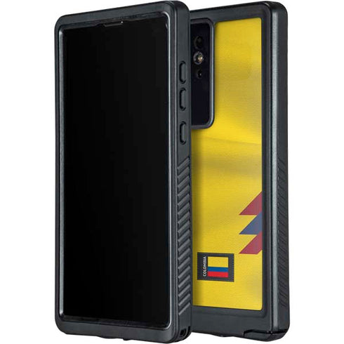 Colombia Soccer Flag Galaxy S24 Ultra Waterproof Case