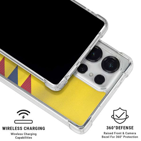 Colombia Soccer Flag Galaxy S26 Ultra Clear Case