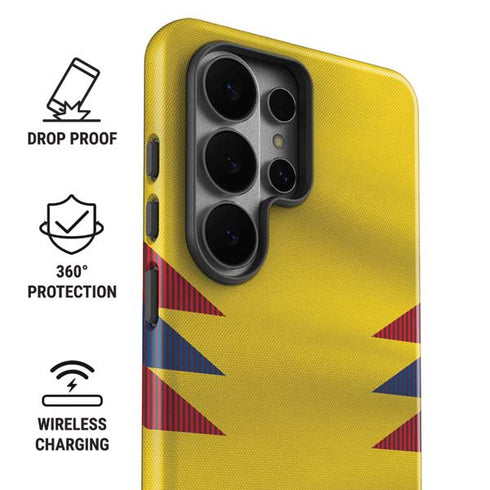 Colombia Soccer Flag Galaxy S26 Ultra Impact Case