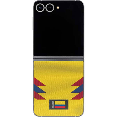 Colombia Soccer Flag Galaxy Z Flip6 Skin