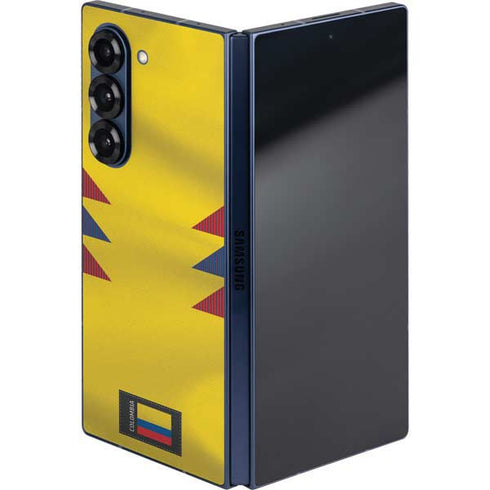 Colombia Soccer Flag Galaxy Z Fold6 Skin