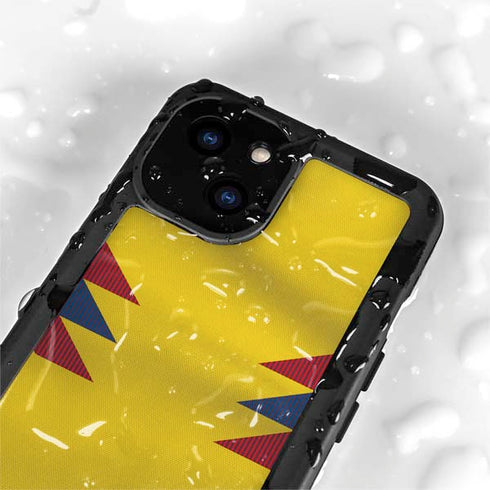 Colombia Soccer Flag iPhone 15 Plus Waterproof Case