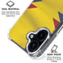 Colombia Soccer Flag iPhone 16 Clear Case