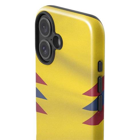 Colombia Soccer Flag iPhone 16 Plus Impact Case