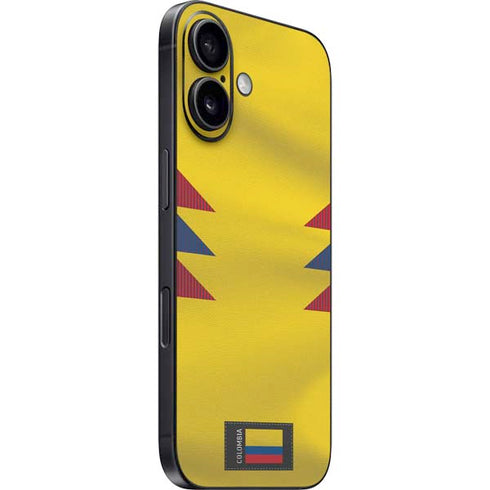 Colombia Soccer Flag iPhone 16 Plus Skin