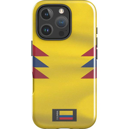 Colombia Soccer Flag iPhone 16 Pro Max Impact Case