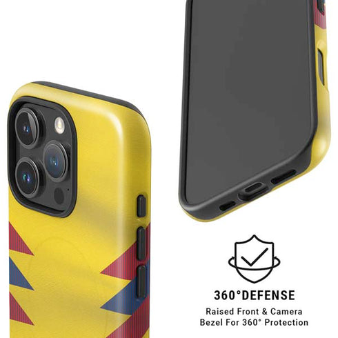 Colombia Soccer Flag iPhone 16 Pro Max Magsafe Impact Case