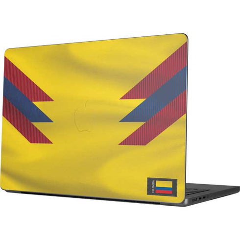 Colombia Soccer Flag Apple MacBook Pro 14-inch Skin
