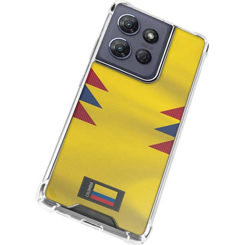 Colombia Soccer Flag Moto G Power 5G (2025) Clear Case
