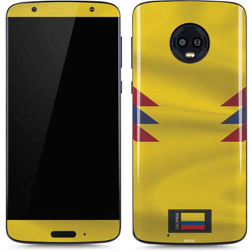 Colombia Soccer Flag Moto G6 Skin
