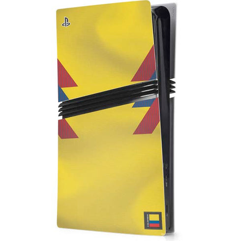 Colombia Soccer Flag PS5 Pro Console Skin