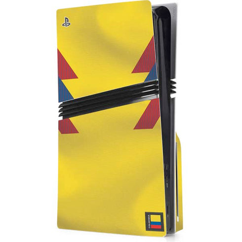 Colombia Soccer Flag PS5 Pro Disk Console Skin