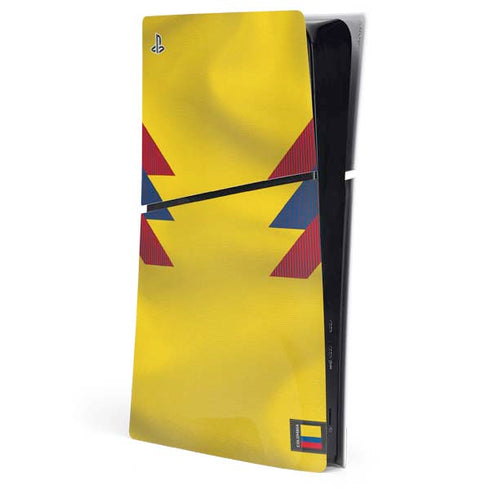Colombia Soccer Flag PS5 Slim Digital Edition Console Skin