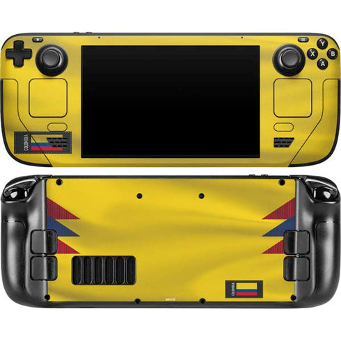 Colombia Soccer Flag Steam Deck Handheld Gaming Computer OLED Skin