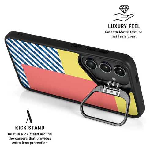 Color Blocks Galaxy S24 FE Kickstand Case
