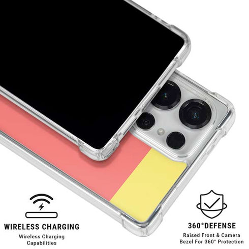 Color Blocks Galaxy S25 Ultra Clear Case