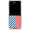 Color Blocks Galaxy Z Flip6 Clear Case