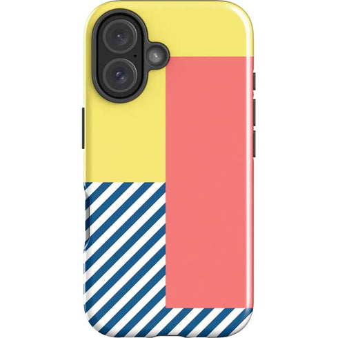 Color Blocks iPhone 16 Plus Impact Case